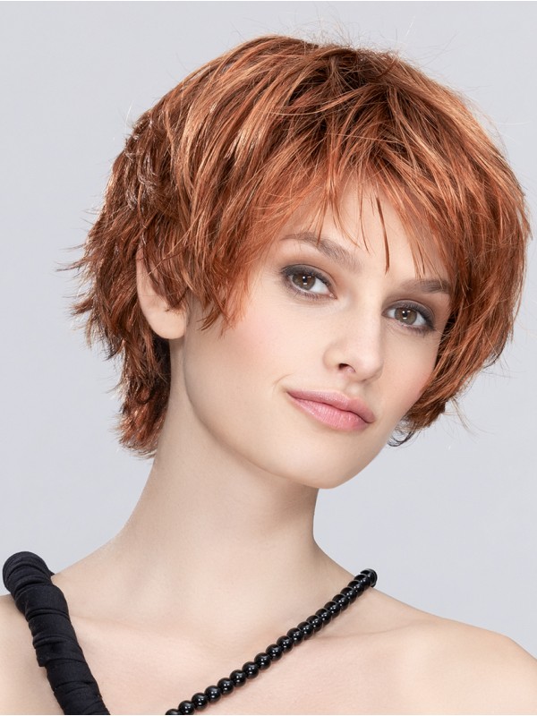 Parrucche Da Donna Parrucche Sintetiche Corte Dritte Da 8" Con Frangia