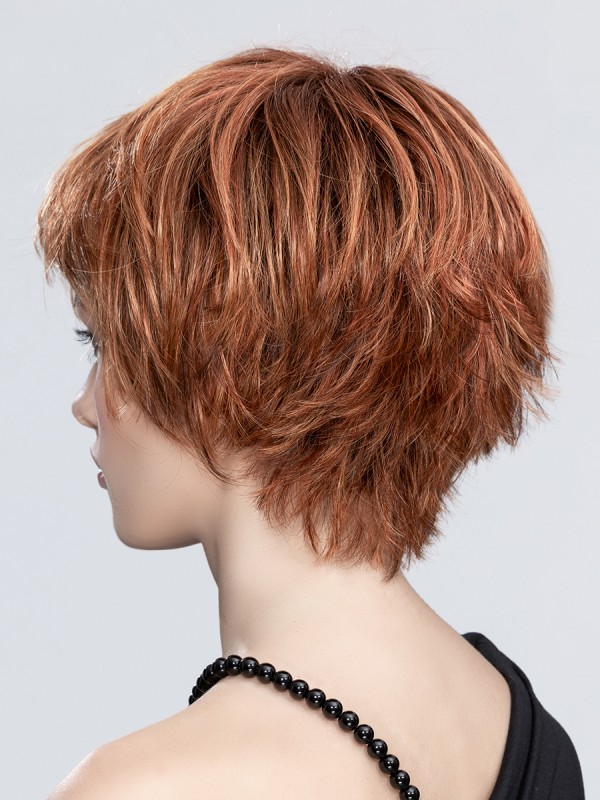Parrucche Da Donna Parrucche Sintetiche Corte Dritte Da 8" Con Frangia