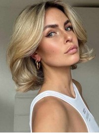 Parrucche Sintetiche Senza Cappuccio Lunghe 12"
