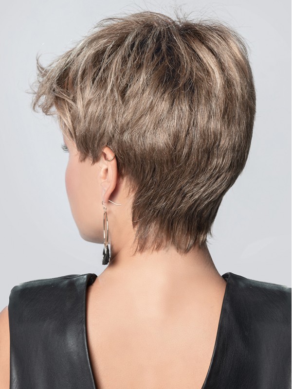 Parrucche Sintetiche Lisce Alla Moda Da 6" Con Frangia