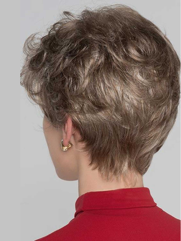 Parrucche Sintetiche Corte Chic A Strati Senza Cappuccio