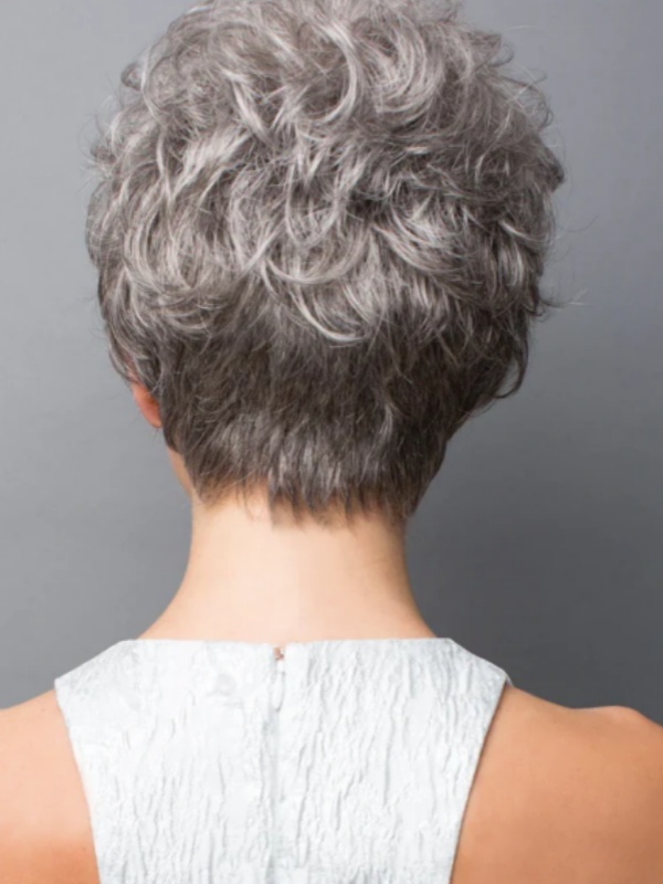 Parrucca Sintetica Liscia Senza Cappuccio Da 6" Alla Moda