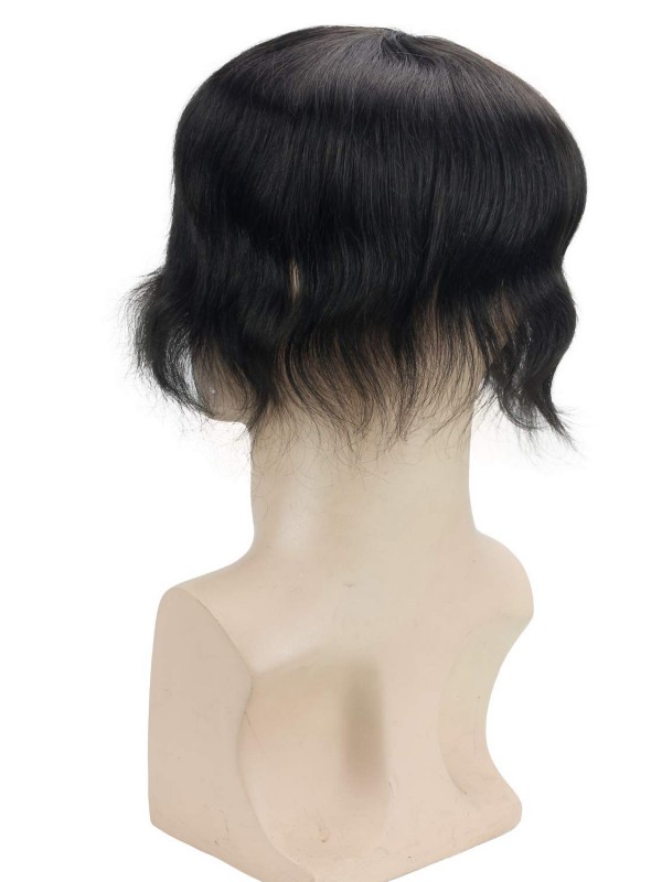 8"x10" Toupee Per Uomo Corto E Dritto Per Capelli Mtoup201114