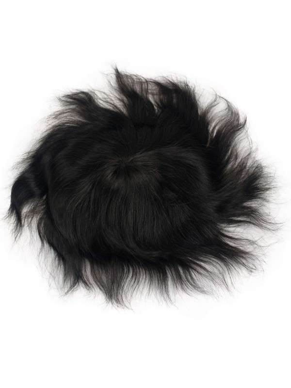 8"x10" Toupee Per Uomo Corto E Dritto Per Capelli Mtoup201114