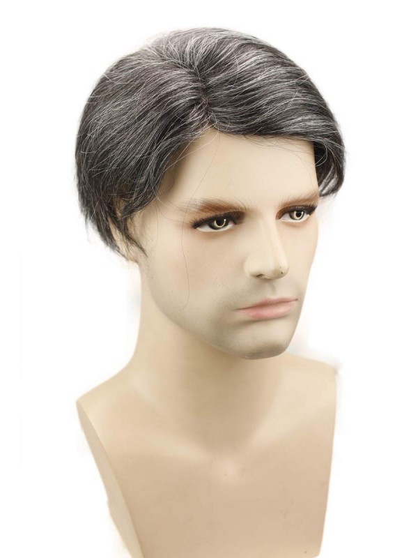 8"x10" Toupee Per Uomo Corto E Dritto Per Capelli Mtoup201120