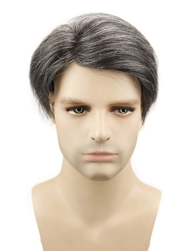 8"x10" Toupee Per Uomo Corto E Dritto Per Capelli Mtoup201120
