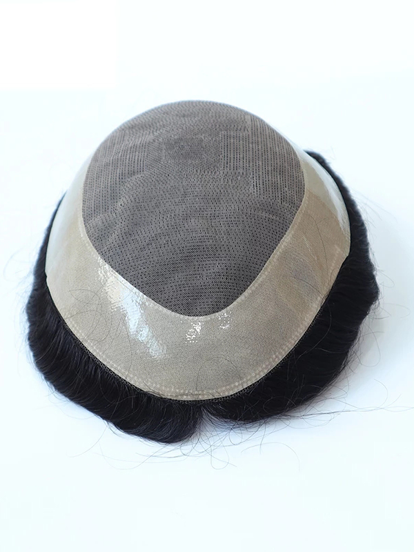8"x10" Toupee Per Uomo Corto E Dritto Per Capelli Mtoup201120