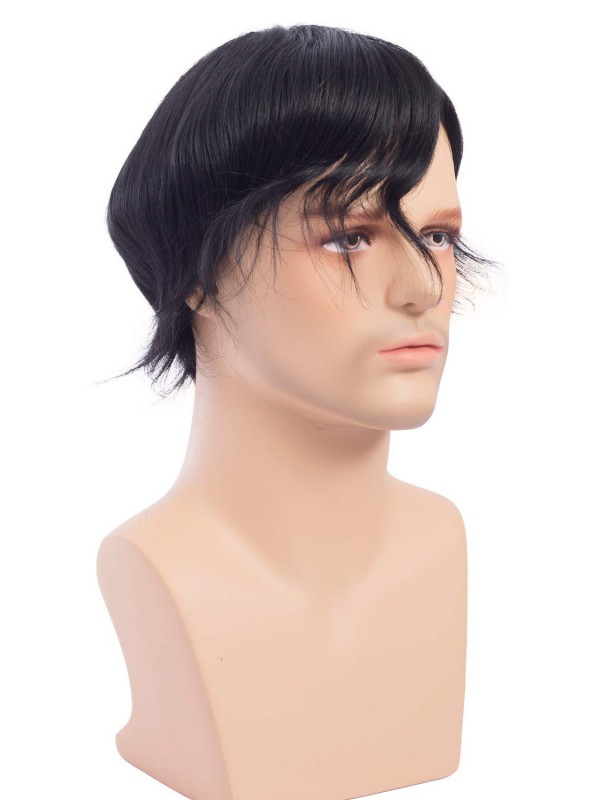 8"x10" Mtoup201123 Del Toupee Degli Uomini Dei Capelli Umani Corti E Lisci