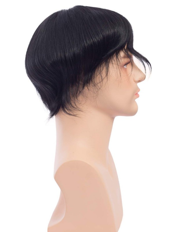 8"x10" Mtoup201123 Del Toupee Degli Uomini Dei Capelli Umani Corti E Lisci