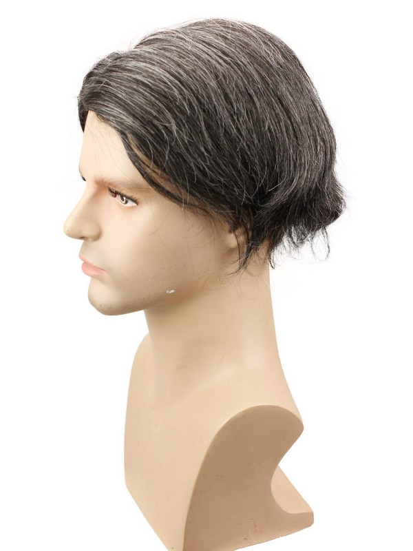 8"x10" Mtoup201124 Del Toupee Degli Uomini Dei Capelli Umani Lisci Corti