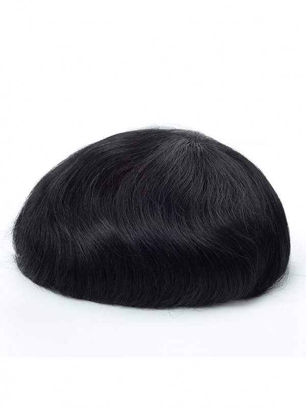 8"x10" Toupee Per Uomo Corto E Dritto Per Capelli Mtoup201125