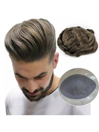 8"x10" Toupee Per Uomo Corto E Dritto Per Capelli Mtoup201132