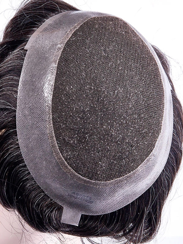 8"x10" Mtoup201138 Del Toupee Degli Uomini Dei Capelli Umani Corti E Lisci