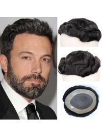 8"x10" Toupee Per Uomo Corto E Dritto Per Capelli Mtoup201140
