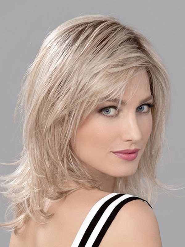 Parrucche Di Capelli Umani A Strati Da 12 "Lunghezza Delle Spalle