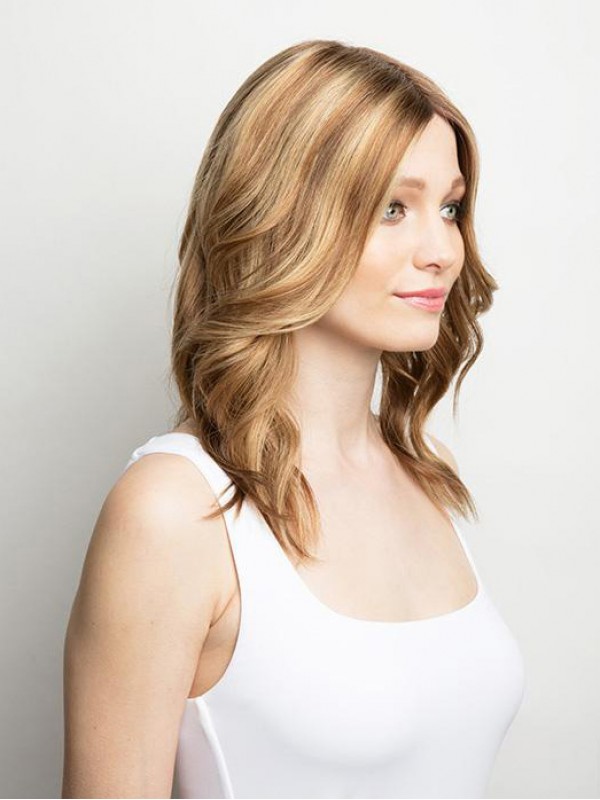 Ondulato 16" 100% Capelli Umani Remy Capelli Umani Parrucche Superiori Medie