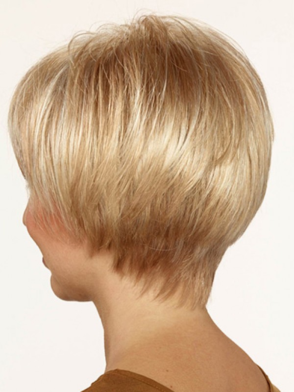 Parrucche Corte Sintetiche Senza Cappuccio Per Donna