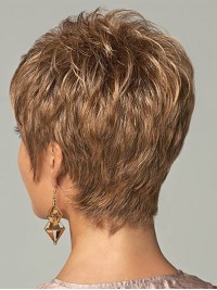 Acconciature Parrucche Corte Dritte Marroni