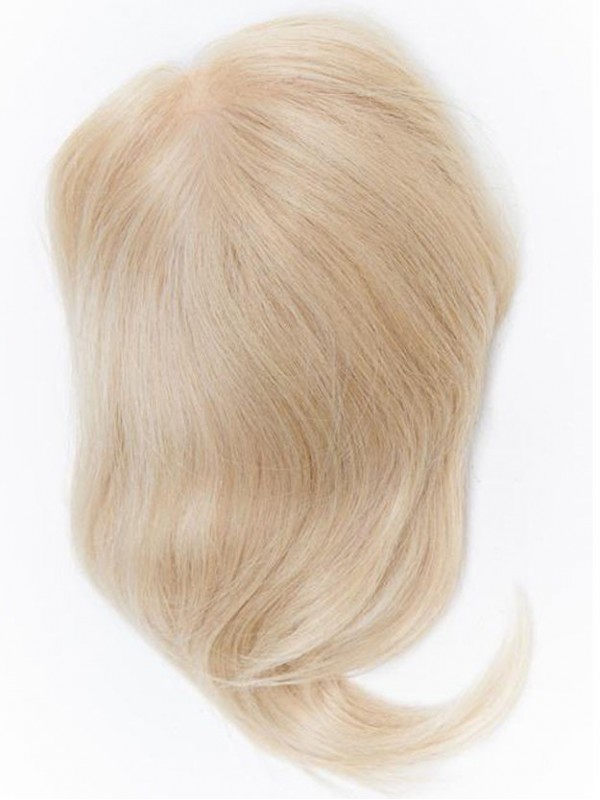 6.5"x6.5" Capelli Lisci Biondi Di Remy Capelli Umani Mono