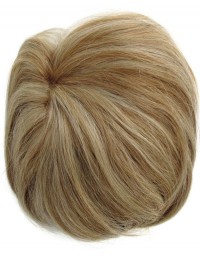 6"x6" Parrucca Superiore Mono Con Aggiunta Di Capelli Umani Remy Biondi