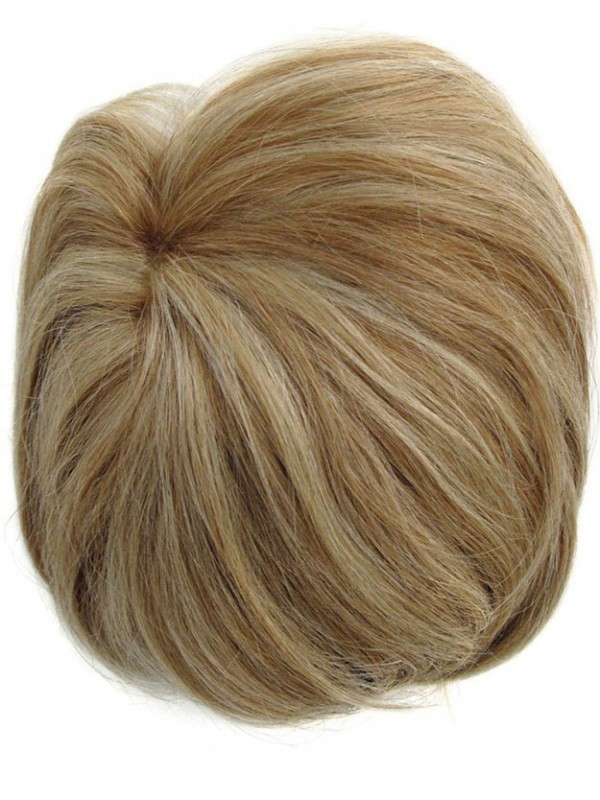 6"x6" Parrucca Superiore Mono Con Aggiunta Di Capelli Umani Remy Biondi