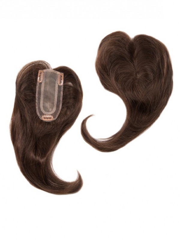 4.5"x2.5" Topper Economico Per Capelli Umani Di Remy
