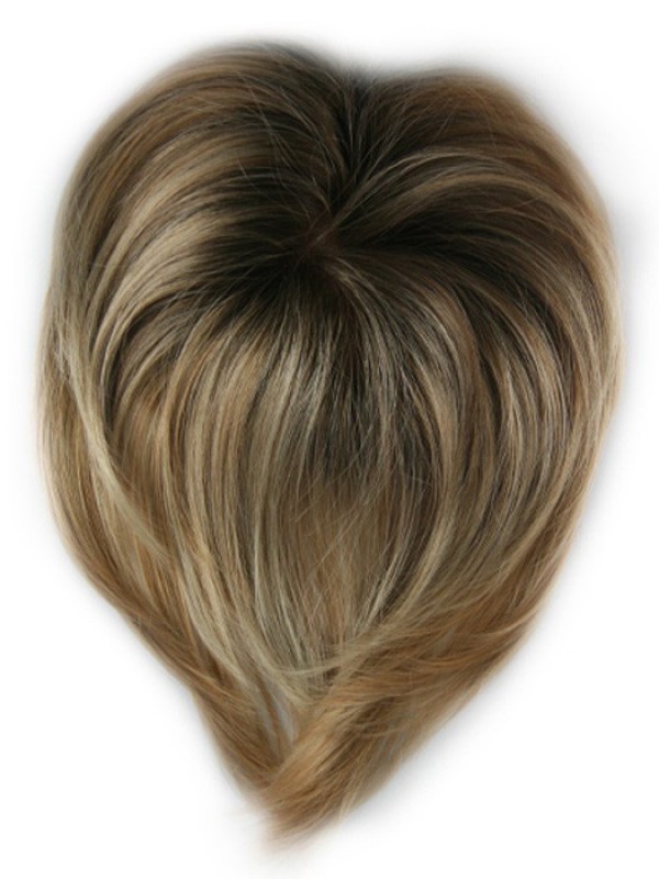5"x5.75" Pezzi Di Capelli Mono Per Capelli Umani Remy Castani Dritti Generosi