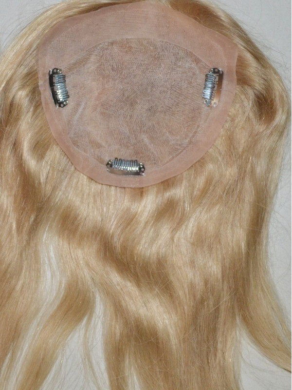 5"x5" Pezzi Di Capelli Mono Lisci Lisci Di Remy