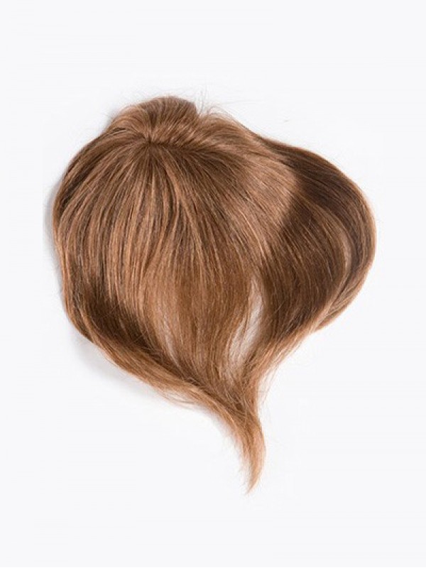 3.5"x5.5" Pezzi Di Capelli Mono Per Capelli Umani Medio Ramati Ramati