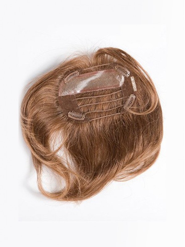 3.5"x5.5" Pezzi Di Capelli Mono Per Capelli Umani Medio Ramati Ramati