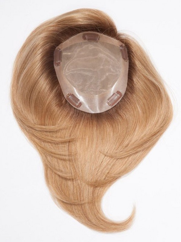 6.5"x6.5" Topper Per Capelli  Umani Remy Da 12 Pollici