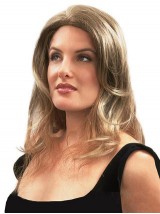 5"x5" Marrone Ondulato Remy Capelli Umani Mono Pezzi Di Capelli