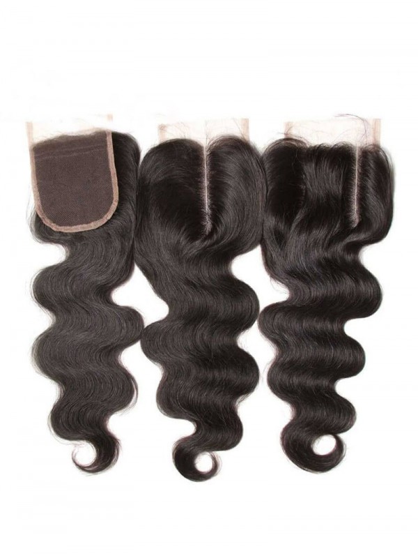 Tessuto Vergine Dei Capelli Dell'Onda Del Corpo 3 Pacchi Con La Chiusura Del Pizzo I Migliori Capelli Umani Di Remy Vergini