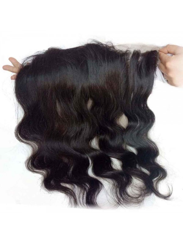 Capelli Vergini Dell'Onda Del Corpo 3 Pacchi Con Il Tessuto Dei Capelli Umani Della Chiusura Frontale Del Pizzo 13X4