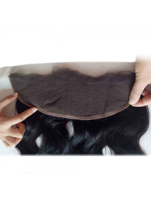 Capelli Vergini Dell'Onda Del Corpo 3 Pacchi Con Il Tessuto Dei Capelli Umani Della Chiusura Frontale Del Pizzo 13X4