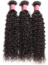 Capelli Vergini Ricci Crespi Intrecciano 3 Pacchi Con Chiusura Frontale In Pizzo 13X4 Migliori Capelli Umani Vergini
