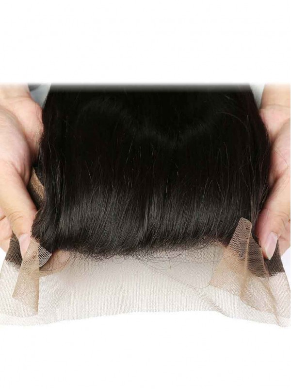 I Migliori Capelli Lisci Brasiliani Vergini 3 Pacchi Con Chiusura Frontale In Pizzo