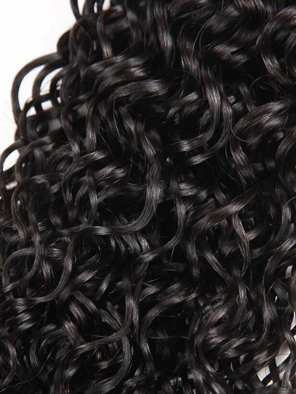 Capelli Brasiliani 3 Fasci Di Onde Naturali Con Chiusura In Pizzo 4 * 4