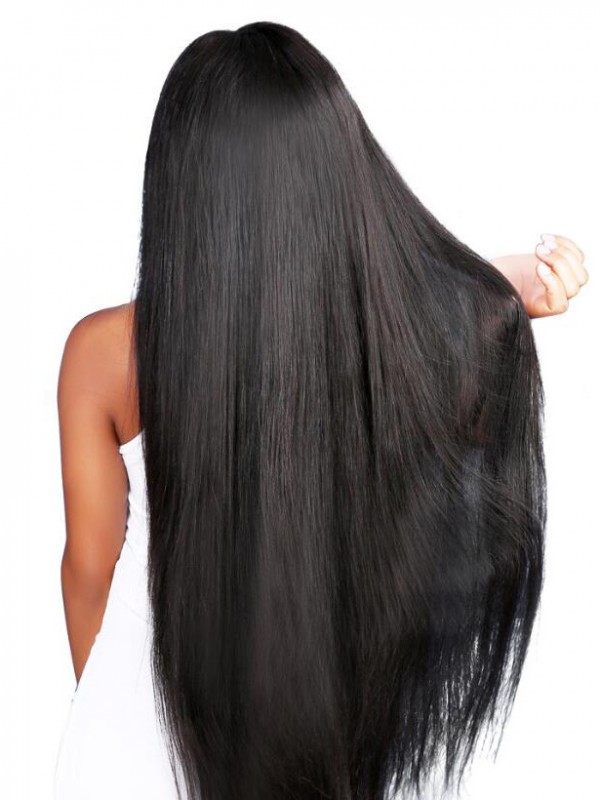 Capelli Vergini Brasiliani Lisci 3 Pezzi Con Frontale In Pizzo 13X4