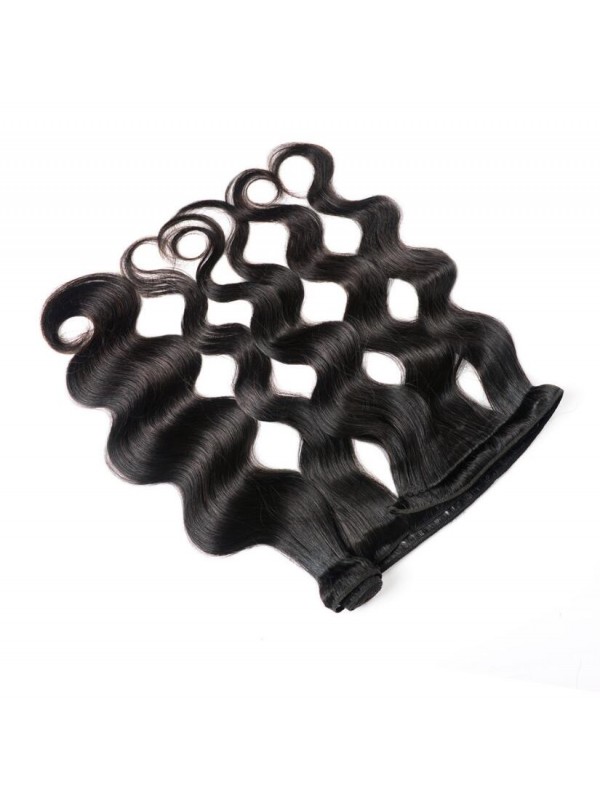 3 Pz/Pacchetto Onda Del Corpo Con 13*4 Pizzo Frontale Perla Capelli Peruviani