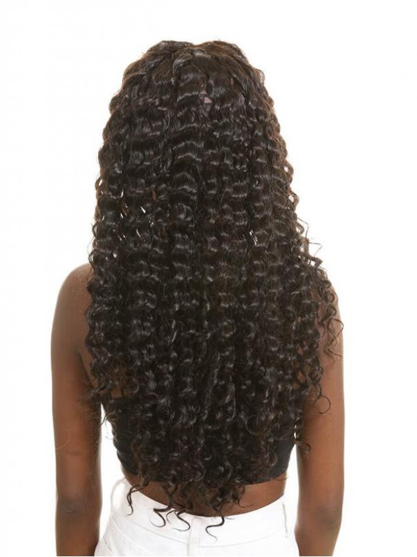 Onda Naturale 3 Pezzi Con Capelli Indiani Frontali In Pizzo 13 * 4