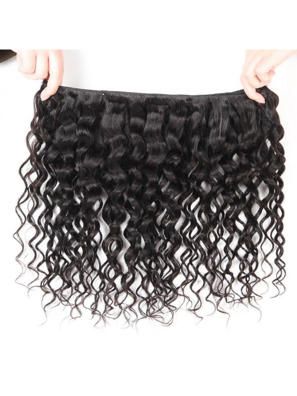 Frontale Da 13X4 Pollici Con 4 Pezzi Di Capelli Peruviani Con Onda Naturale