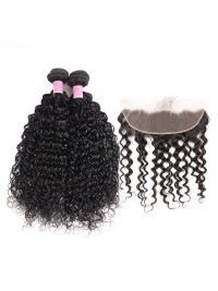 Capelli Brasiliani 4 Fasci Di Onde Naturali Con 13 * 4 Frontali