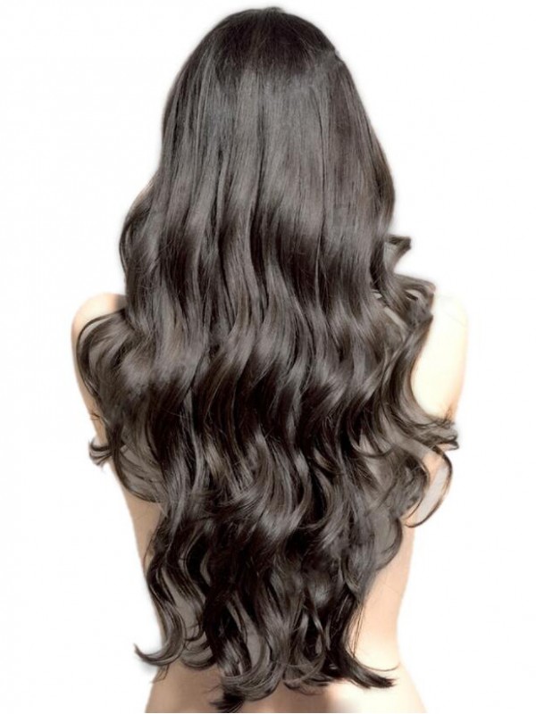 Capelli Vergini Malesi Dell'Onda Del Corpo 3 Fasci Con 360 Frontali