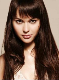 Clip Auburn Naturale Nella Frangia