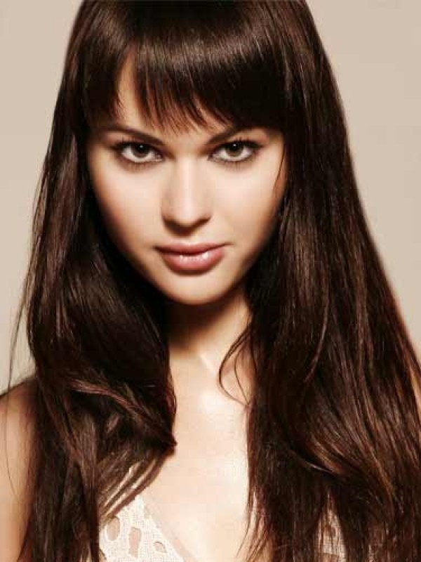 Clip Auburn Naturale Nella Frangia