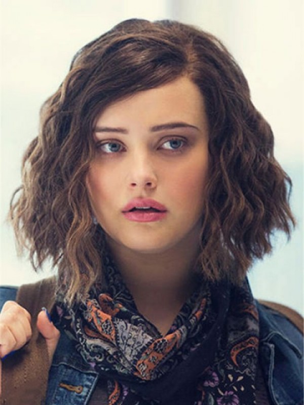 Parrucche Frontali In Pizzo Per Capelli Ricci Medi Hannah Baker Bob Style 10 Pollici