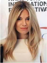 Parrucche Per Capelli Umani Remy Con Pizzo Dritto Sienna Miller 18 Pollici