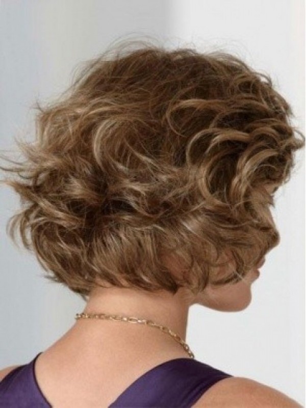 Parrucche Per Capelli Umani Senza Cappuccio Ondulate Corte A Strati Con Frangetta 10 Pollici