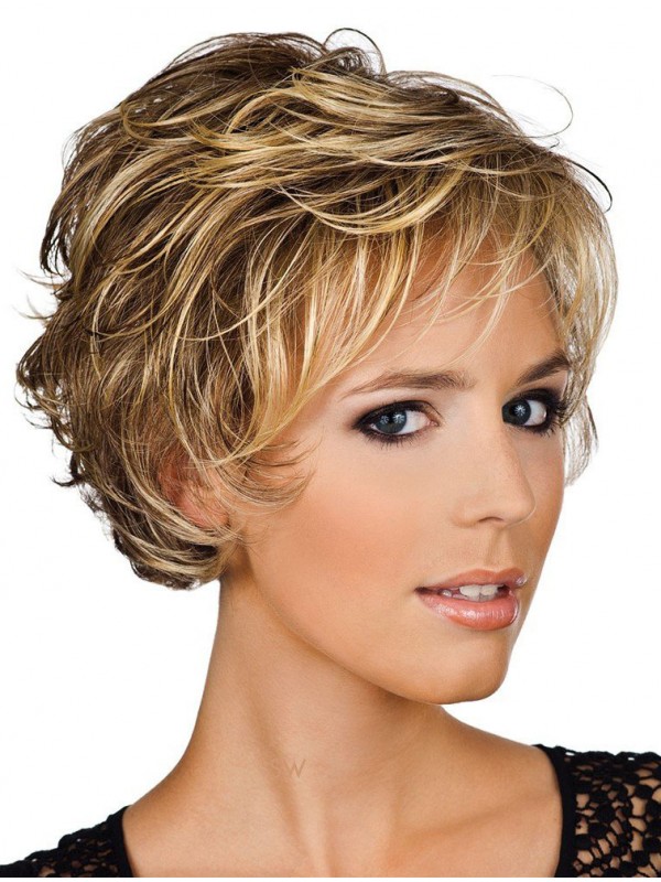 Parrucche Corte Ondulate